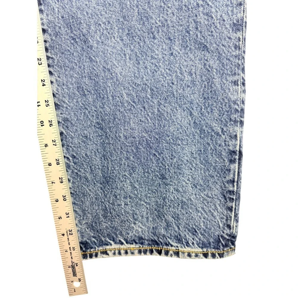 Superdry & Co Denim Wide Leg Jeans Mens 32x32 Blue Organic Cotton